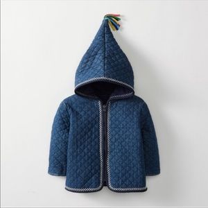 Hanna Andersson Quilted Chambray Jacket